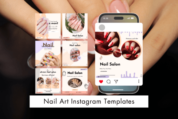 Download Nail Technician Instagram Templates - Instagram templates Collection