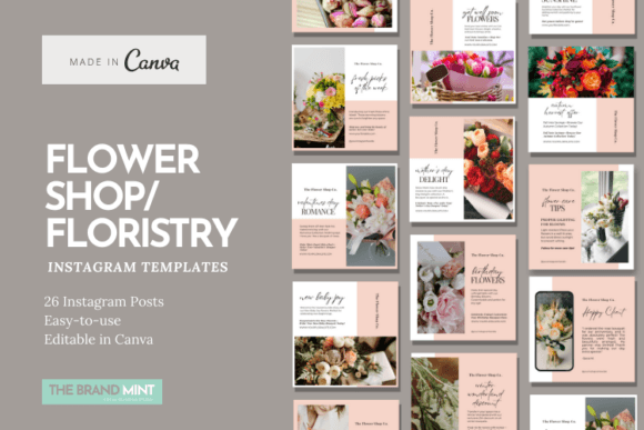Download Floristry Instagram Templates - Instagram templates Collection