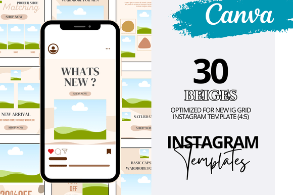 Download 30 Instagram Templates Canva - Instagram templates Collection