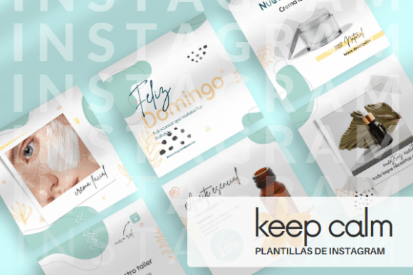 Download Keep Calm - Puzzle Instagram Template (Spanish) - Puzzle instagram Collection