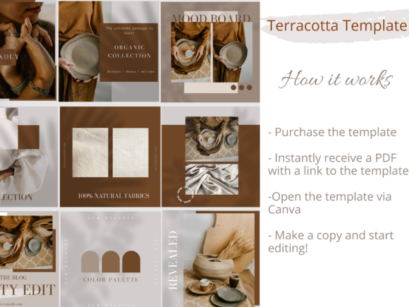 Download 18 Terracotta Canva Instagram Templates - Instagram templates Collection